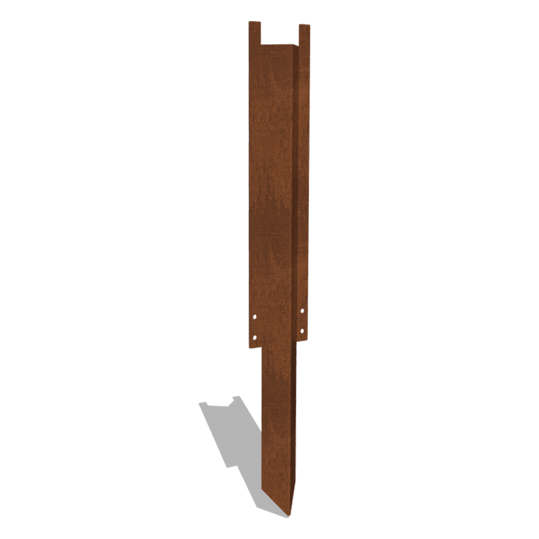поддържащ щифт дълъг Кортен стомана XL 45 cm