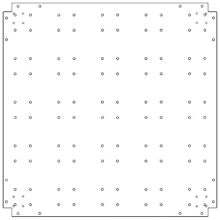 основна плоча Поцинкована стомана 100 x 100 cm