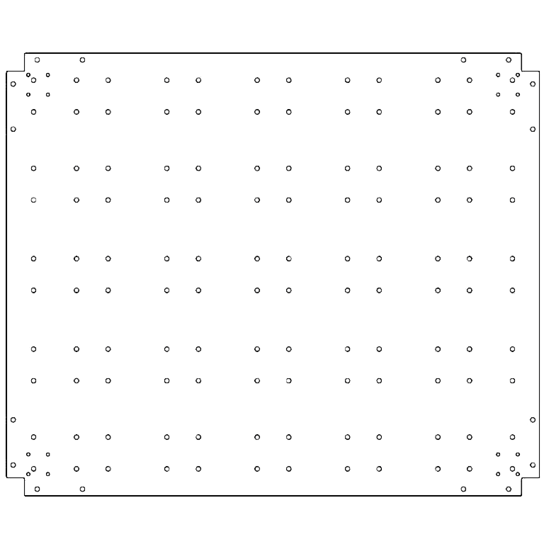 основна плоча Поцинкована стомана 100 x 120 cm