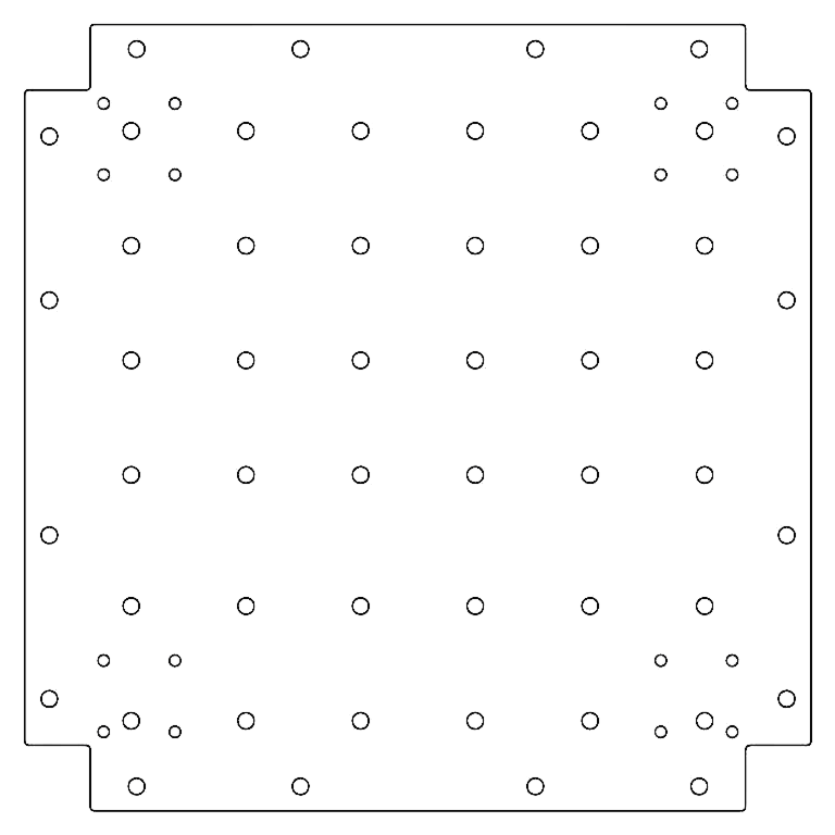 основна плоча Поцинкована стомана 50 x 50 cm