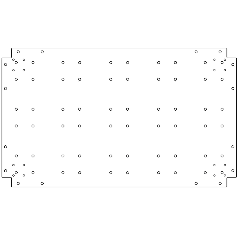 основна плоча Поцинкована стомана 60 x 100 cm