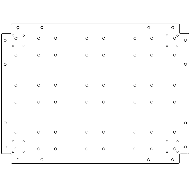 основна плоча Поцинкована стомана 60 x 80 cm