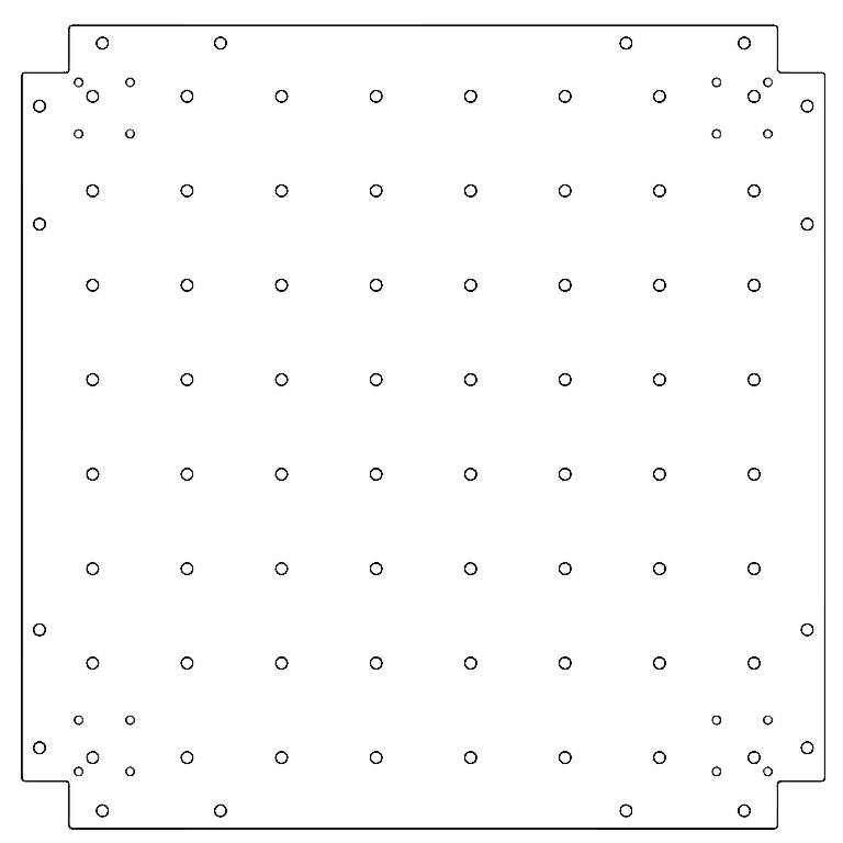 основна плоча Поцинкована стомана 70 x 70 cm