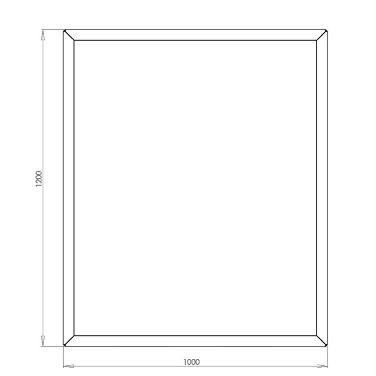 Саксия за цветя от прахово боядисана стомана Тексас 100 x 120 cm
