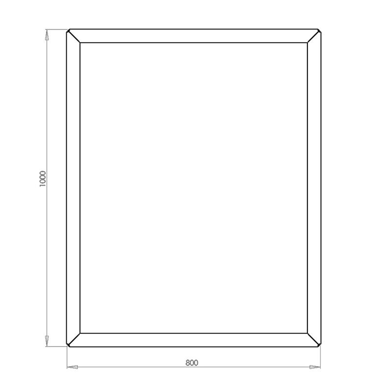 Саксия за цветя от прахово боядисана стомана Тексас 80 x 100 cm