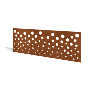 Ограда за двор от кортен стомана H панел B 180 x 63,3 cm