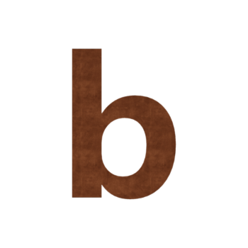 Номер на къща от кортенова стомана B - 50,1 x 71,8 cm