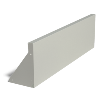 Подпорна стена от стомана - Прав - 100 x 30 cm - друг RAL цвят