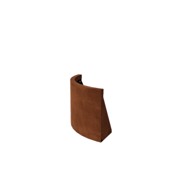 Подпорна стена от кортенова стомана - Външна извивка - 50 x 50 x 40 cm