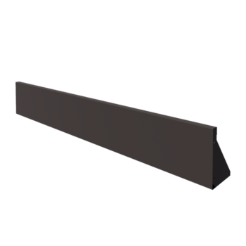 Подпорна стена от стомана - Прав - 200 x 30 cm - RAL7016 матов (антрацитено сиво)