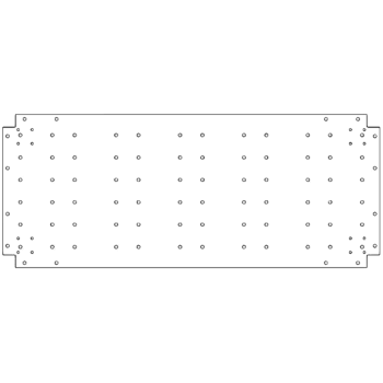 Поцинкована стоманена основа - 50 x 120 cm