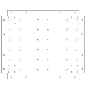 Поцинкована стоманена основа - 50 x 60 cm