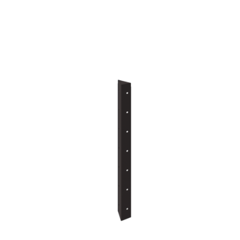 Саксии за цветя от стомана - Ъглов елемент 90° - 70 cm - RAL7016 матов (антрацитено сиво)