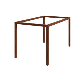 Пергола от кортенова стомана - Правоъгълник - 424 x 250 x 230 cm - Без бетонен фундамент