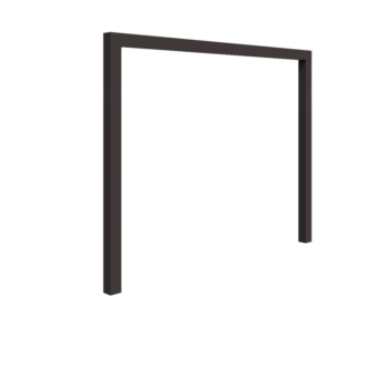 Пергола от стомана - Прав - 300 x 230 cm - друг RAL цвят - Без бетонен фундамент