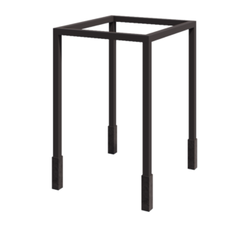 Пергола от стомана - Квадрат - 224 x 200 x 230 cm - друг RAL цвят - С включен бетонен фундамент