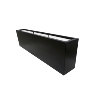 Саксия от фибростъкло - Правоъгълник - 200 x 30 x 60 см - RAL9010 мат (бяло) - С дъно