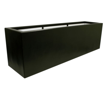 Саксия от фибростъкло - Правоъгълник - 200 x 50 x 60 см - RAL9010 мат (бяло) - С дъно