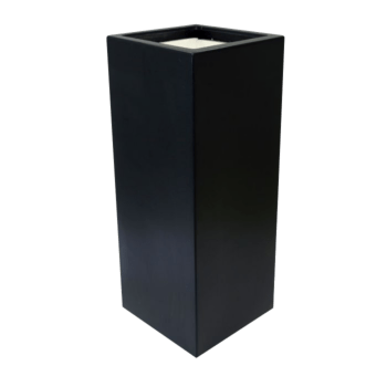 Саксия от фибростъкло - Квадрат - 40 x 40 x 100 см - С дъно