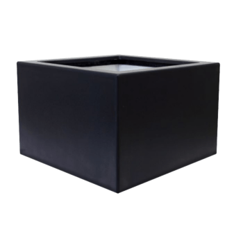 Саксия от фибростъкло - Квадрат - 60 x 60 x 40 см - С дъно