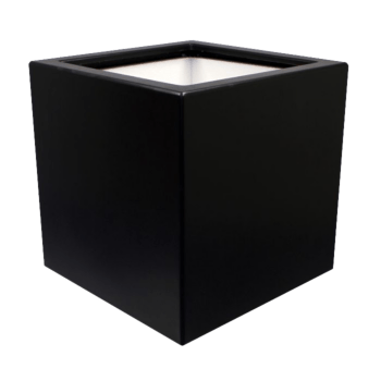Саксия от фибростъкло - Квадрат - 60 x 60 x 60 см - С дъно