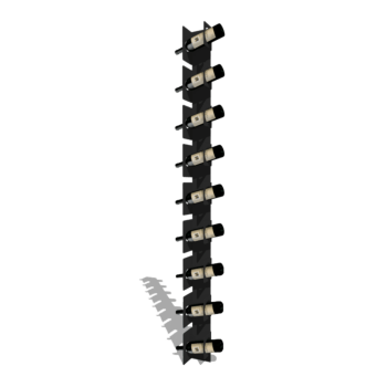 Cтойка за вино от прахово боядисана стомана Veneto 186 cm