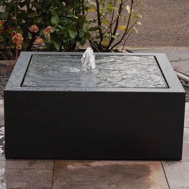Градински фонтан от алуминий 100 x 100 x 40 cm
