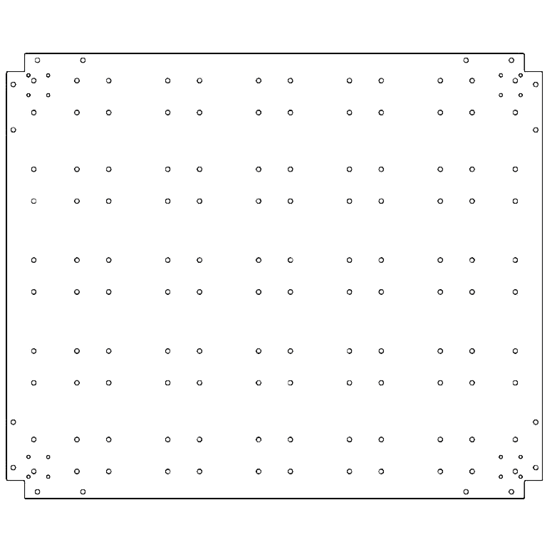 основна плоча Поцинкована стомана 100 x 120 cm