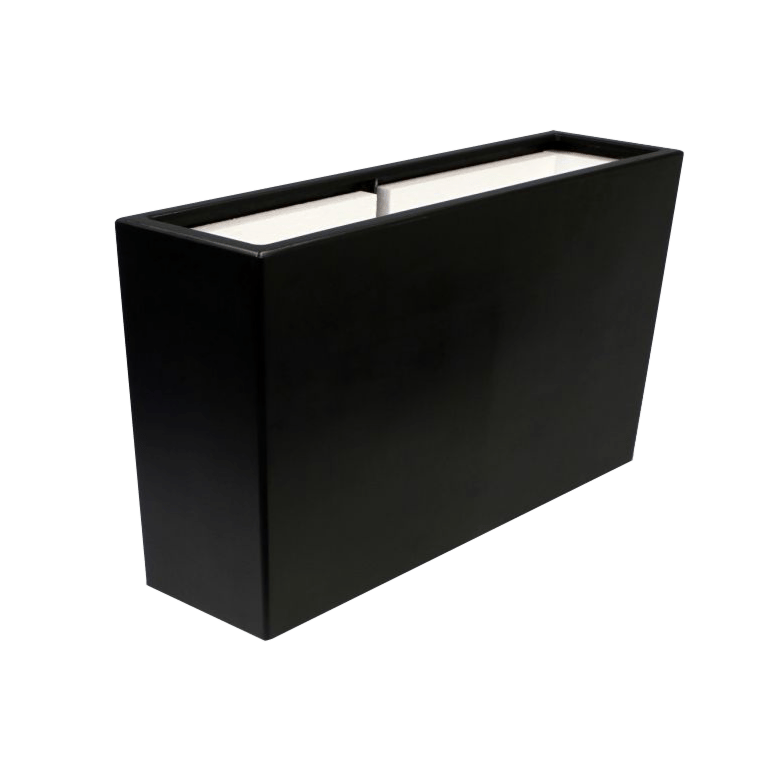 Саксия от фибростъкло - Правоъгълник - 150 x 25 x 80 см - С дъно