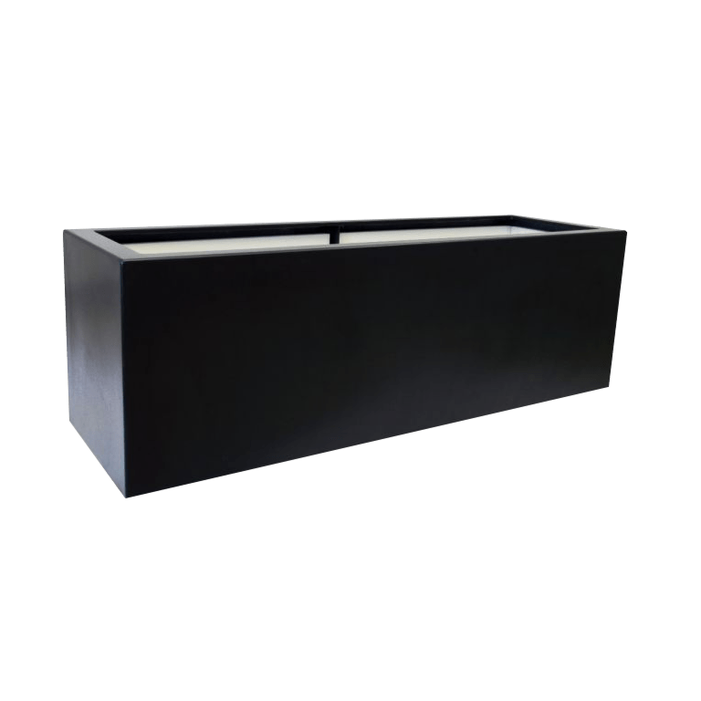 Саксия от фибростъкло - Правоъгълник - 80 x 40 x 80 см - С дъно