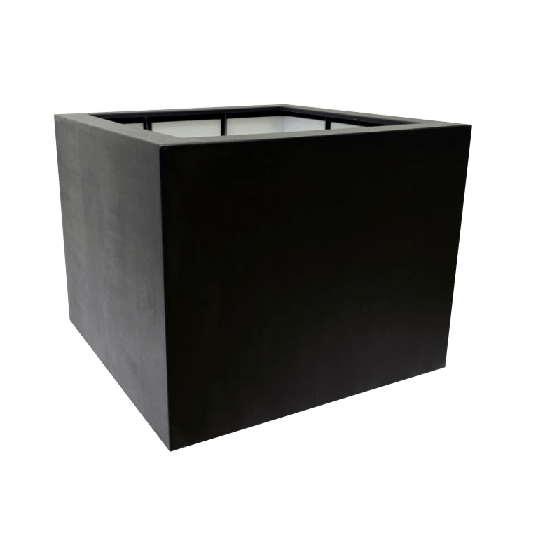 Саксия от фибростъкло - Квадрат - 120 x 120 x 80 см - С дъно