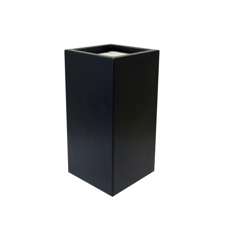Саксия от фибростъкло - Квадрат - 40 x 40 x 80 см - С дъно