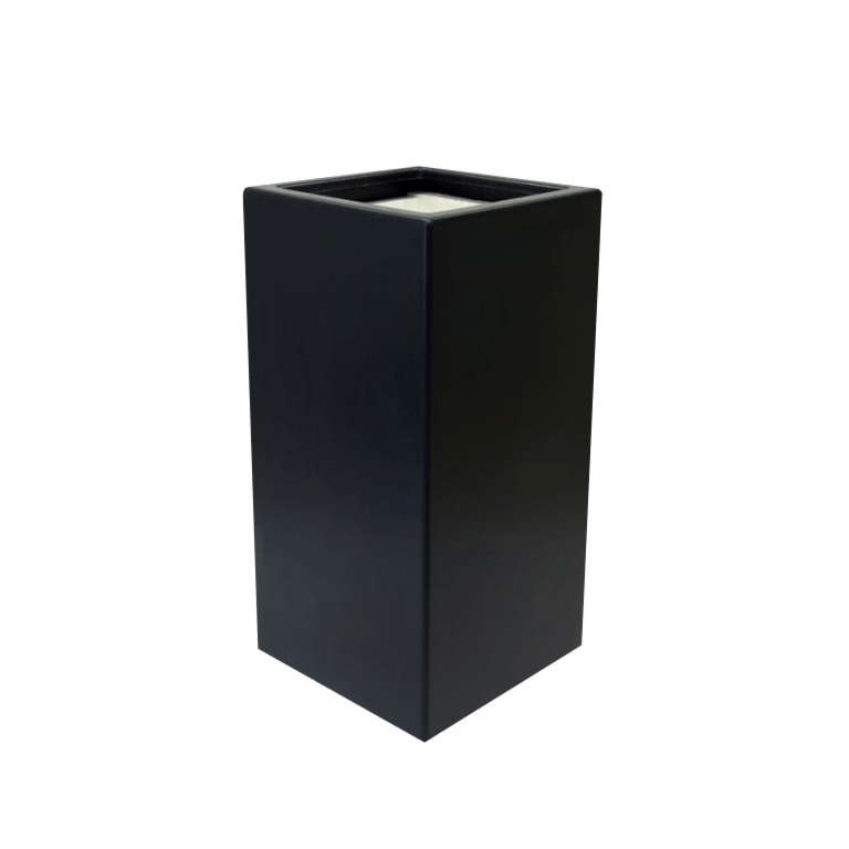 Саксия от фибростъкло - Квадрат - 50 x 50 x 80 см - С дъно