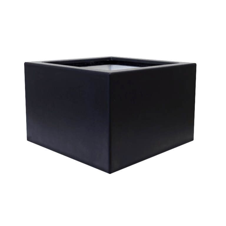 Саксия от фибростъкло - Квадрат - 60 x 60 x 40 см - С дъно