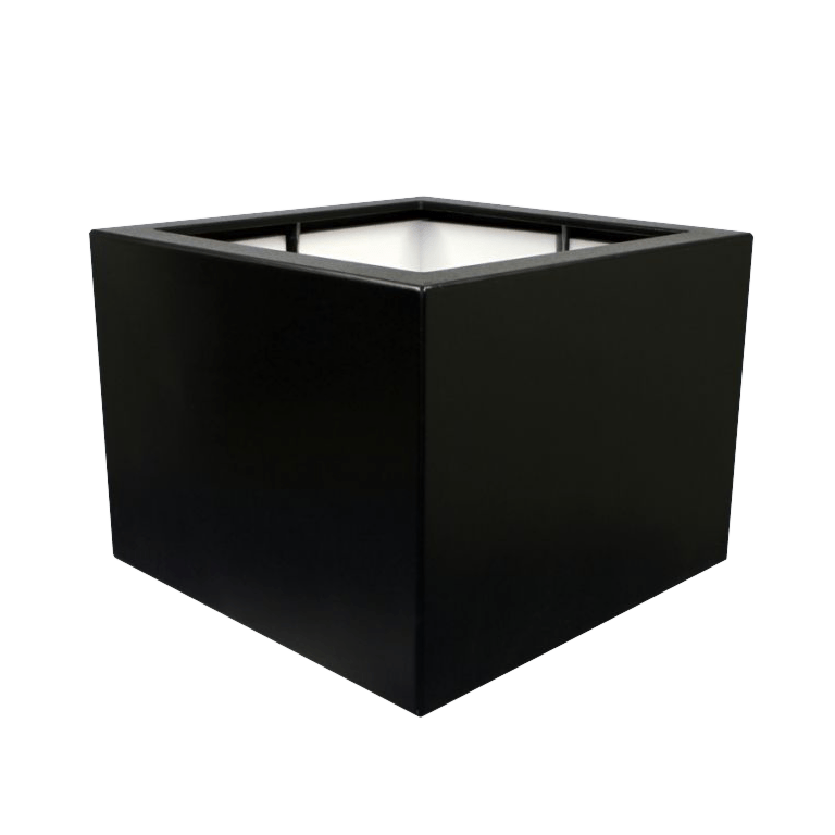 Саксия от фибростъкло - Квадрат - 80 x 80 x 40 см - С дъно