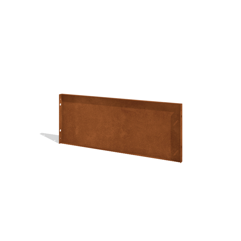 Ограда за двор от кортен стомана H панел 120 x 47,5 cm