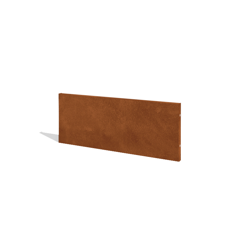 Ограда за двор от кортен стомана H панел 120 x 47,5 cm