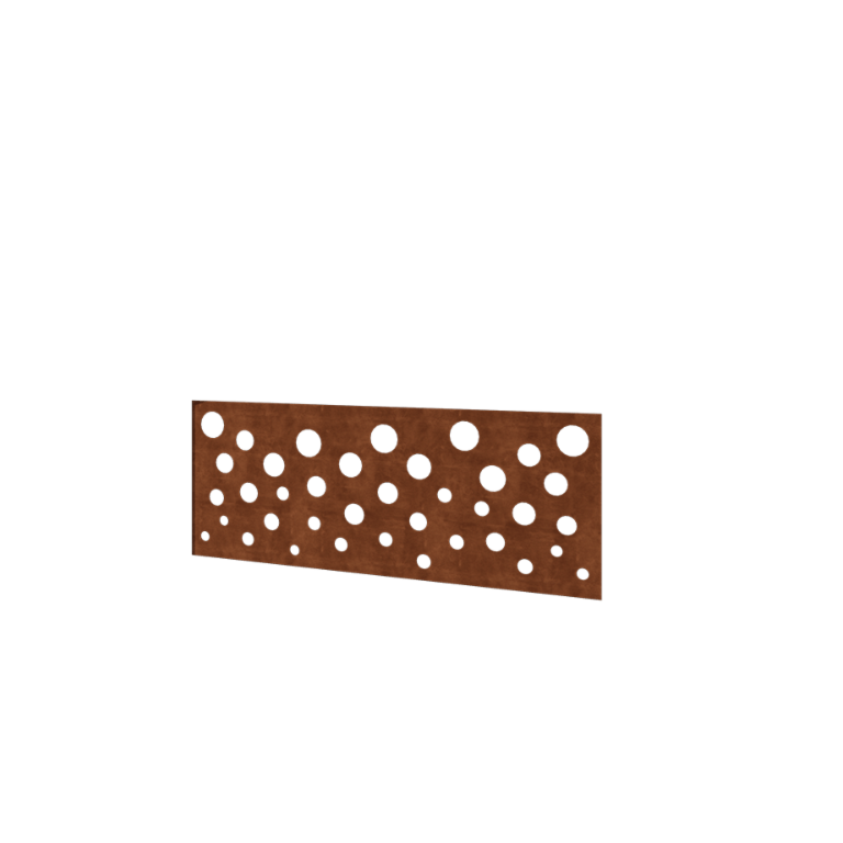 Ограда от кортенова стомана H - Панел B - 120 x 47,5 cm