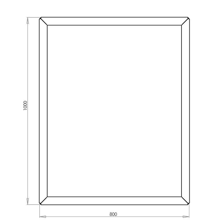 Саксия за цветя от прахово боядисана стомана Тексас 80 x 100 cm