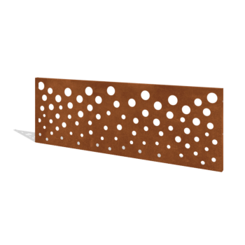 Ограда за двор от кортен стомана H панел B 180 x 63,3 cm