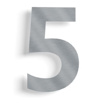 Номер на къща от неръждаема стомана 5 - 15 см