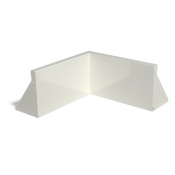 Подпорна стена от прахово боядисана стомана вътрешен ъгъл 50 x 50 cm (височина 30 cm)