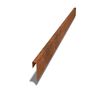 U-профил от кортен стомана 15 x 5 x 5 cm (дължина 240 cm)