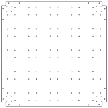 основна плоча Поцинкована стомана 100 x 100 cm