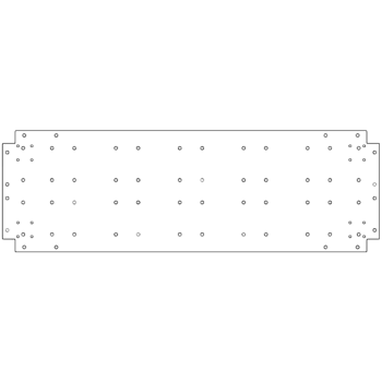 основна плоча Поцинкована стомана 40 x 120 cm