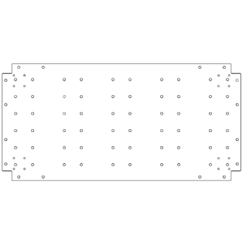 основна плоча Поцинкована стомана 50 x 100 cm