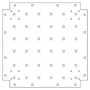 основна плоча Поцинкована стомана 50 x 50 cm