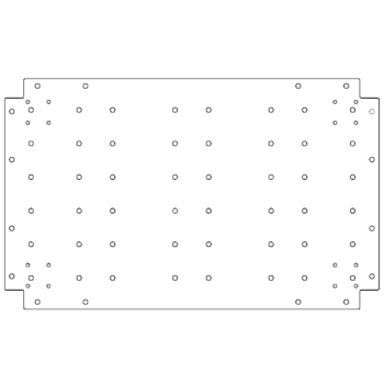основна плоча Поцинкована стомана 50 x 80 cm