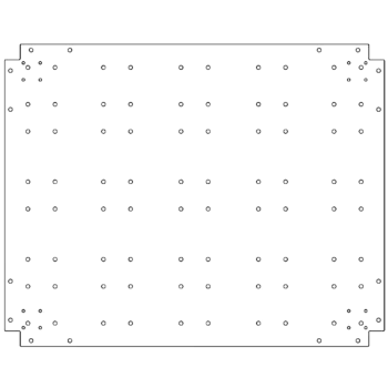 основна плоча Поцинкована стомана 80 x 100 cm