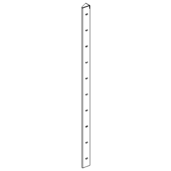 ъглово парче Кортен стомана 30° 100 cm